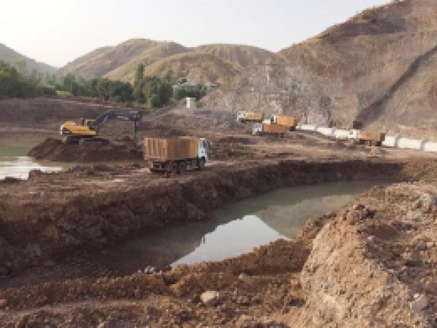 Durmuştepe Göleti'nde çalışmalar devam ediyor