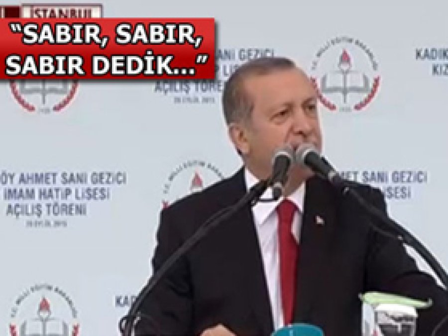 Erdoğan: Adeta şah damarımızı kestiler