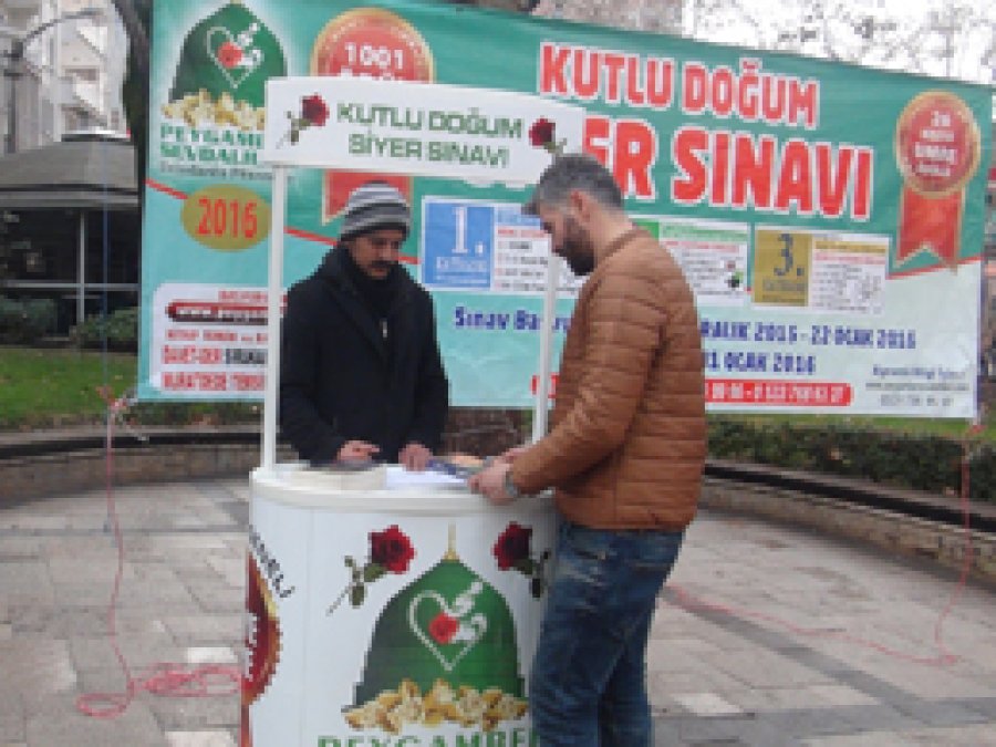 Denizli'de Siyer sınavı için stant açıldı