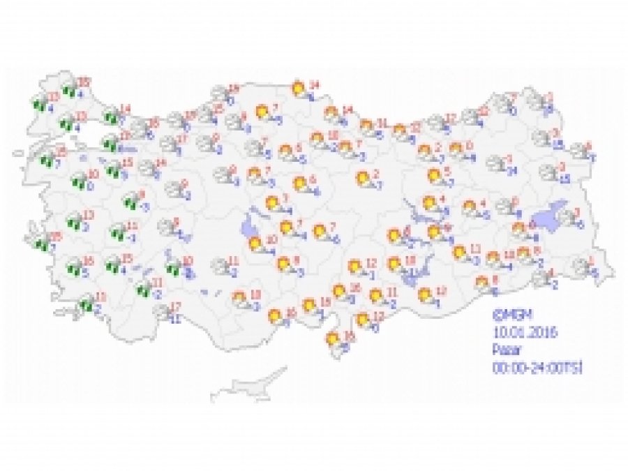 Meteorolojiden buzlanma ve don uyarısı