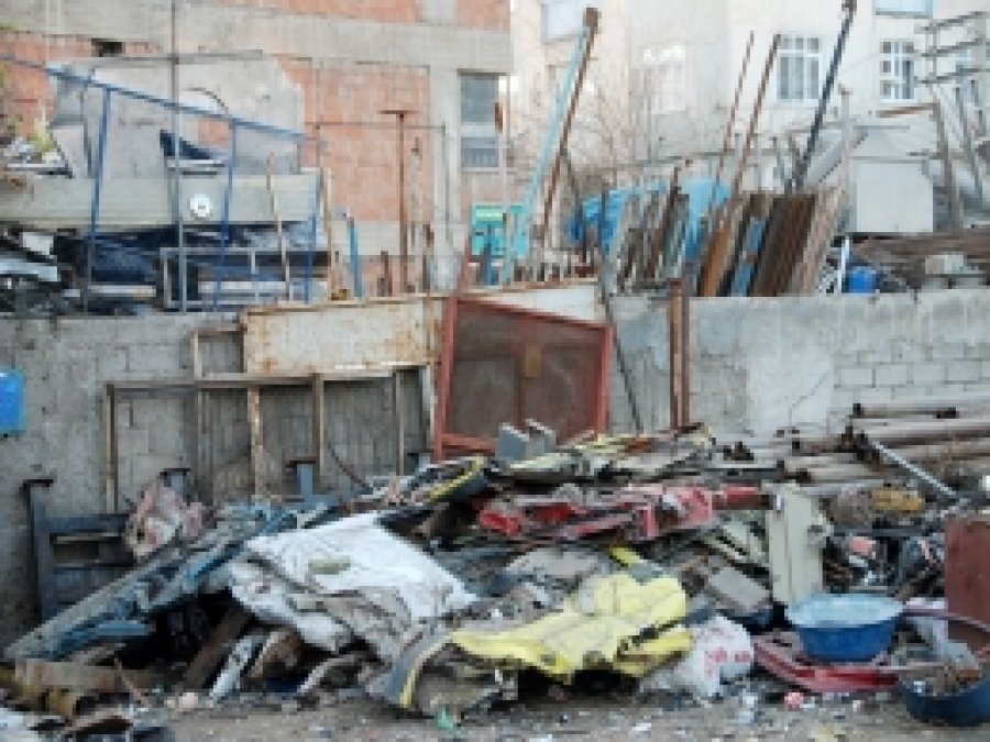 Hurdacı patlamasında bir gözaltı