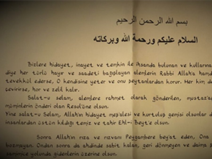 Başaran: Zindandan mektup var! 