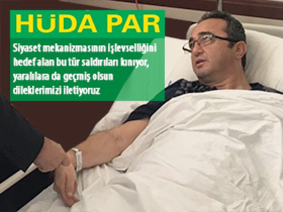 HÜDA PAR Tezcan'a yapılan saldırıyı kınadı