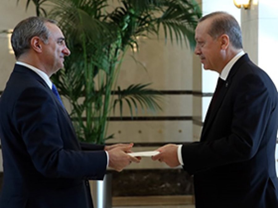 Erdoğan İsrail Büyükelçisi'ni kabul etti
