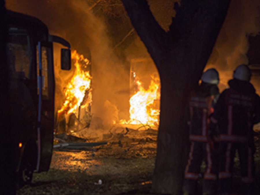 Ankara'da şiddetli patlama: 5 ölü
