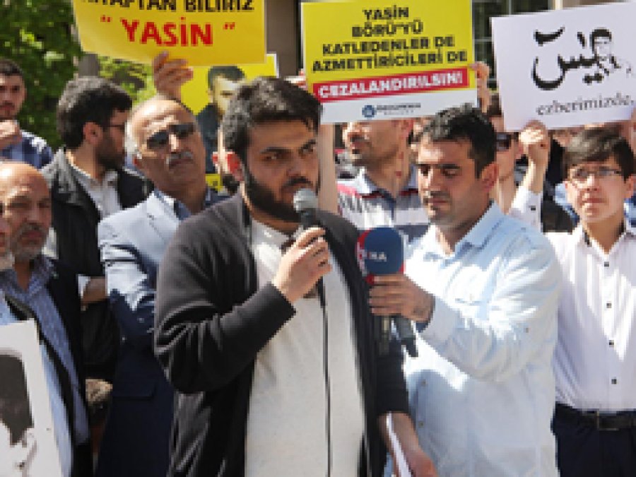 Öğrencilerden Yasin Börü Davası’na destek