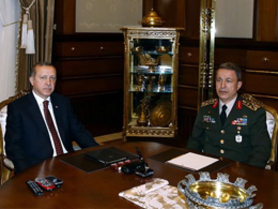 Erdoğan, Orgeneral Akar'ı kabul etti