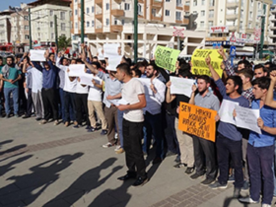 Antep'te Nureddin Yıldız protestosu