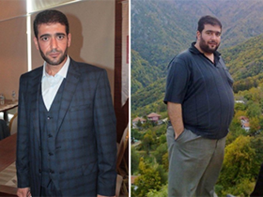 1 yılda 110 kilo verdi