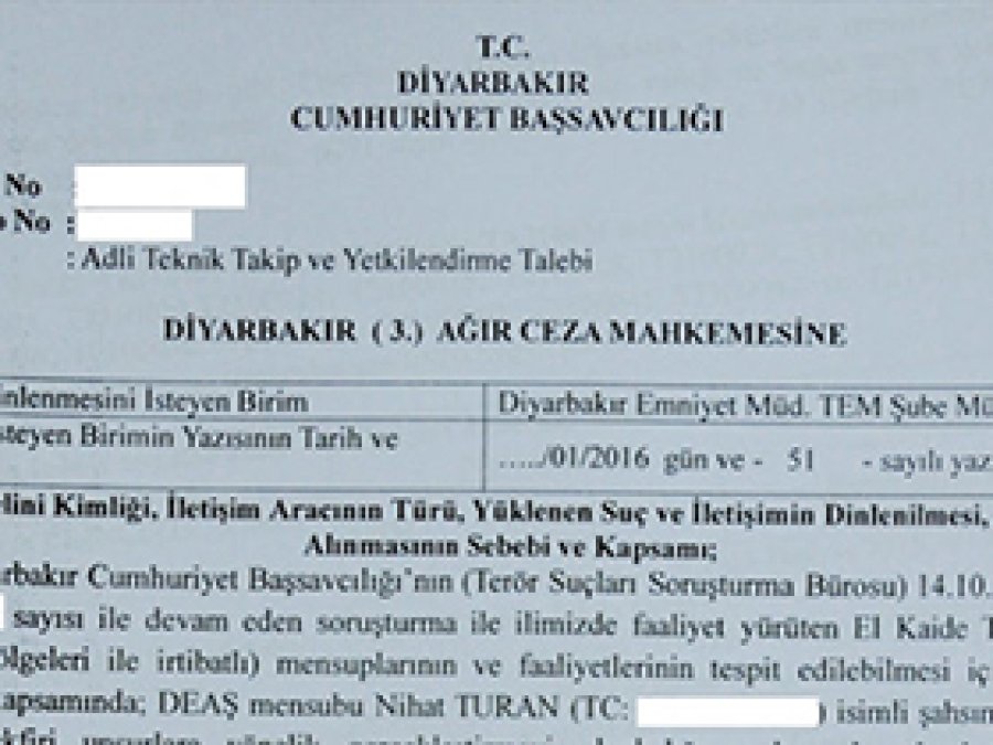 'Diyarbakır'a canlı bomba gönderildi' iddiası