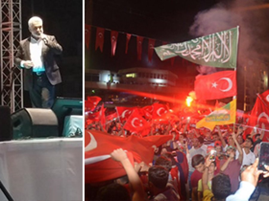 Yapıcıoğlu Taksim'de halka seslendi