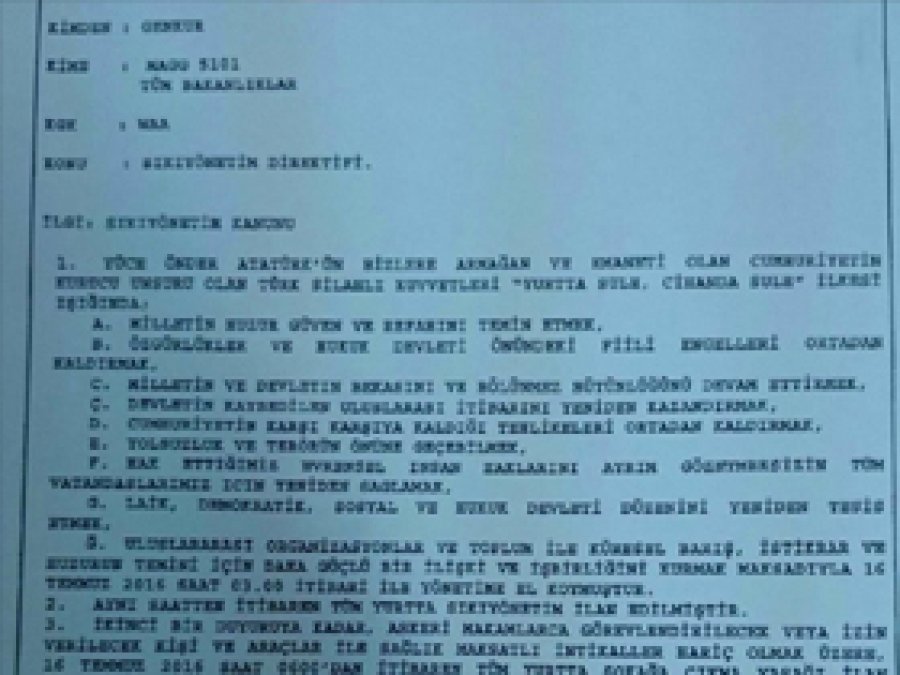 Yarbay: Darbe bilgisi üç gün önce geldi