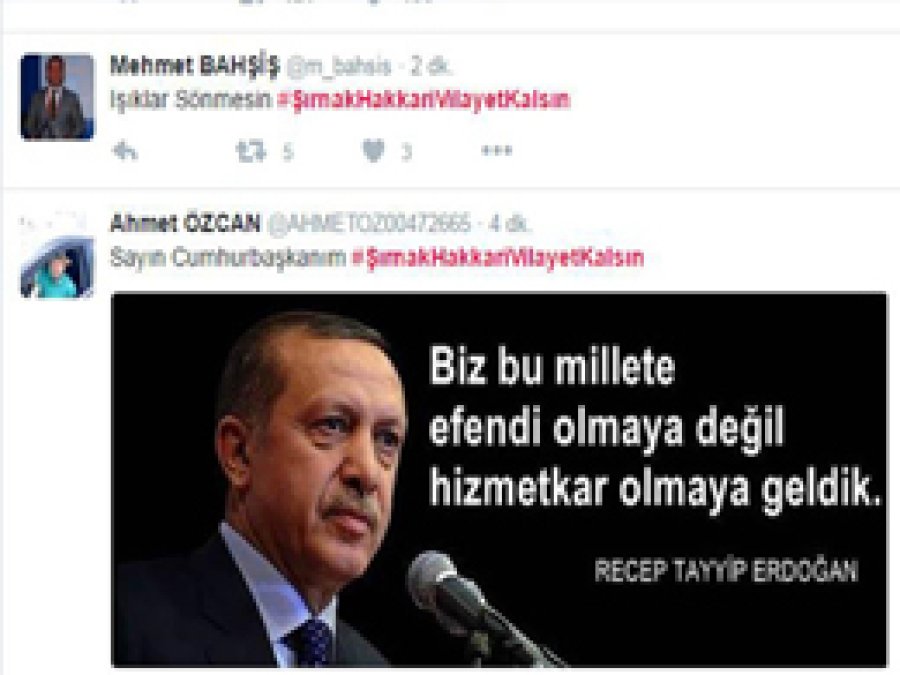 Şırnaklılar illerine sahip çıkıyor
