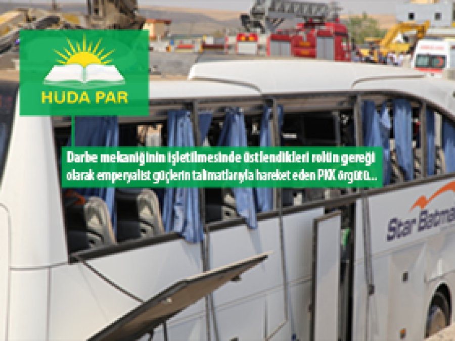 HÜDA PAR: PKK saldırıları darbenin devamı