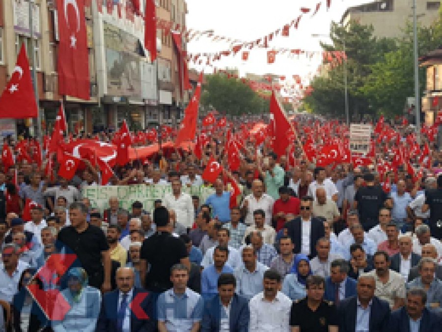 Bingöl’de 'Teröre Lanet, Huzura Davet’'mitingi