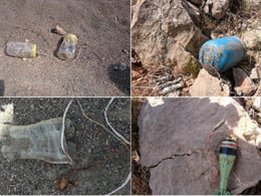 PKK karayoluna 700 kilo patlayıcı yerleştirmiş