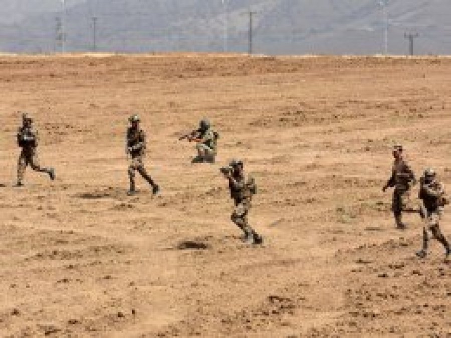 ​Habur'daki tatbikat sürüyor