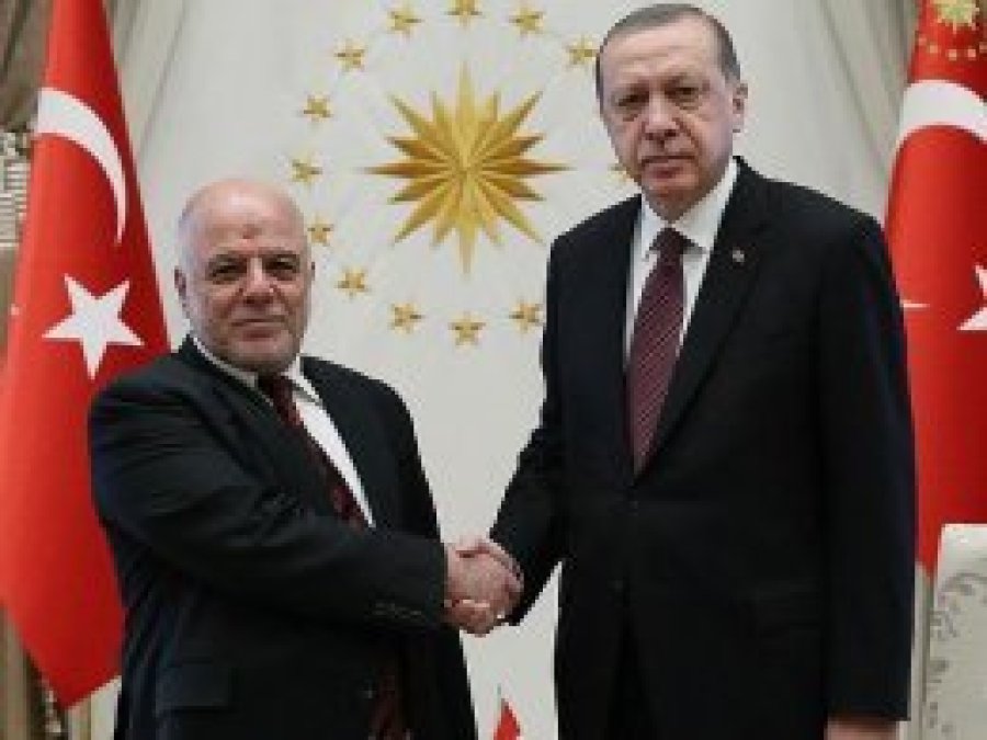Erdoğan, Irak Başbakanı İbadi'yi kabul etti