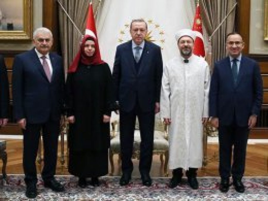 Cumhurbaşkanı Diyanet İşleri Başkanı Erbaş'ı kabul etti