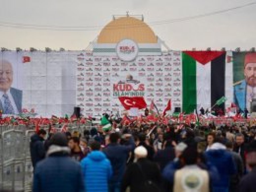İstanbul'da 'Kudüs İslam'ındır' mitingi