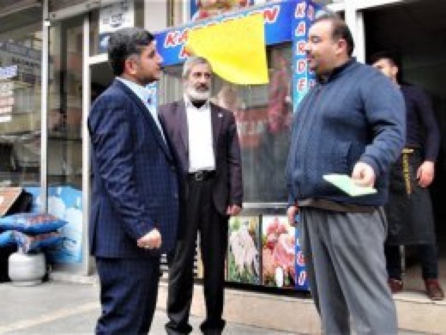 HÜDA PAR'dan Birecik esnafına ziyaret