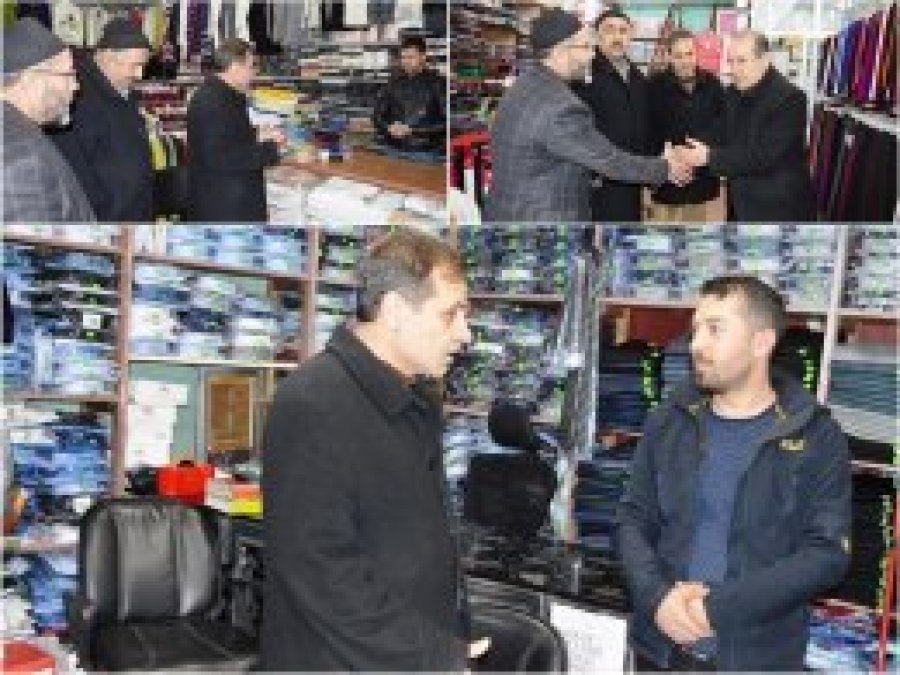 Bitlis esnafı sıkıntılarını HÜDA PAR’a anlattı