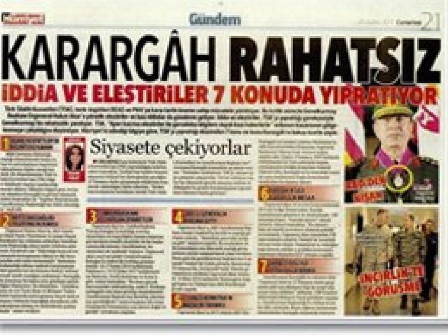 Hürriyet'in "Karargah Rahatsız" manşetine soruşturma