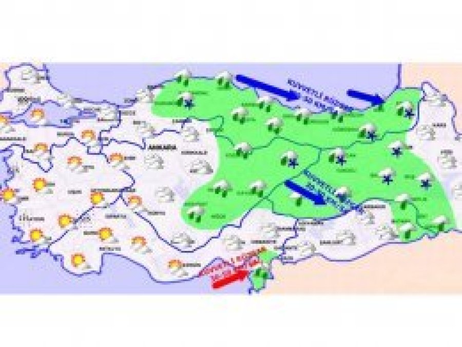 Türkiye genelinde hava durumu