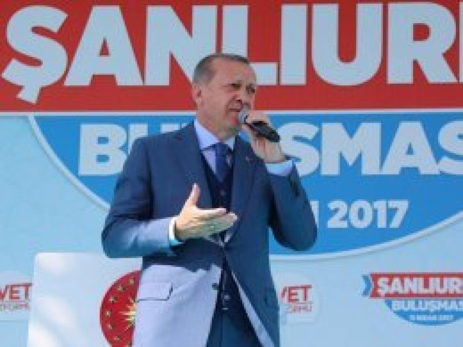 Erdoğan Urfa'da halka hitap ediyor