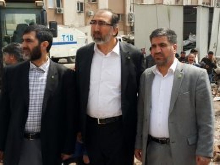 HÜDA PAR'dan taziye ve geçmiş olsun ziyareti