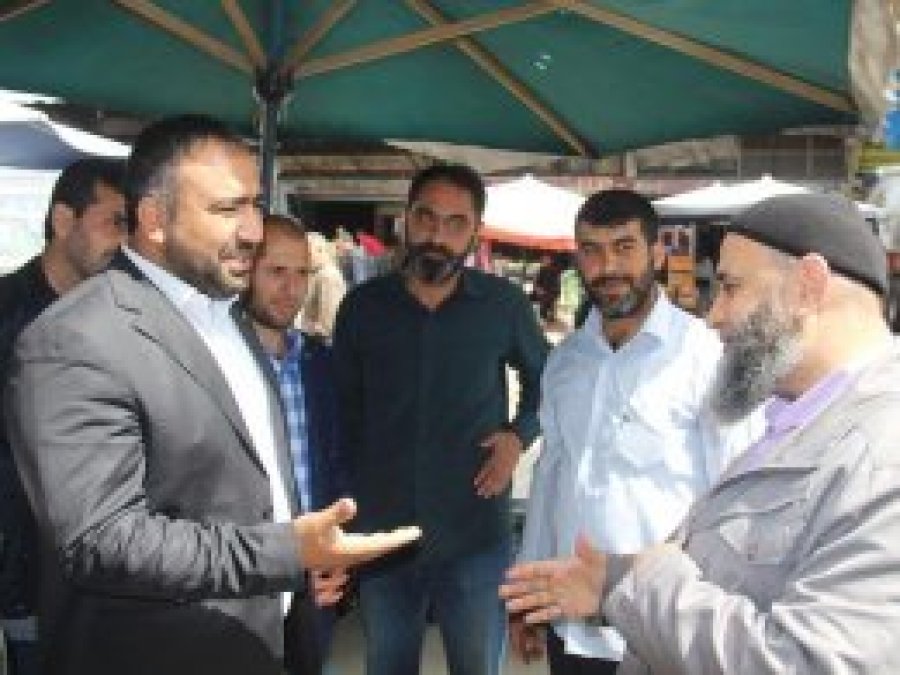 HÜDA PAR'dan hal esnafına ziyaret