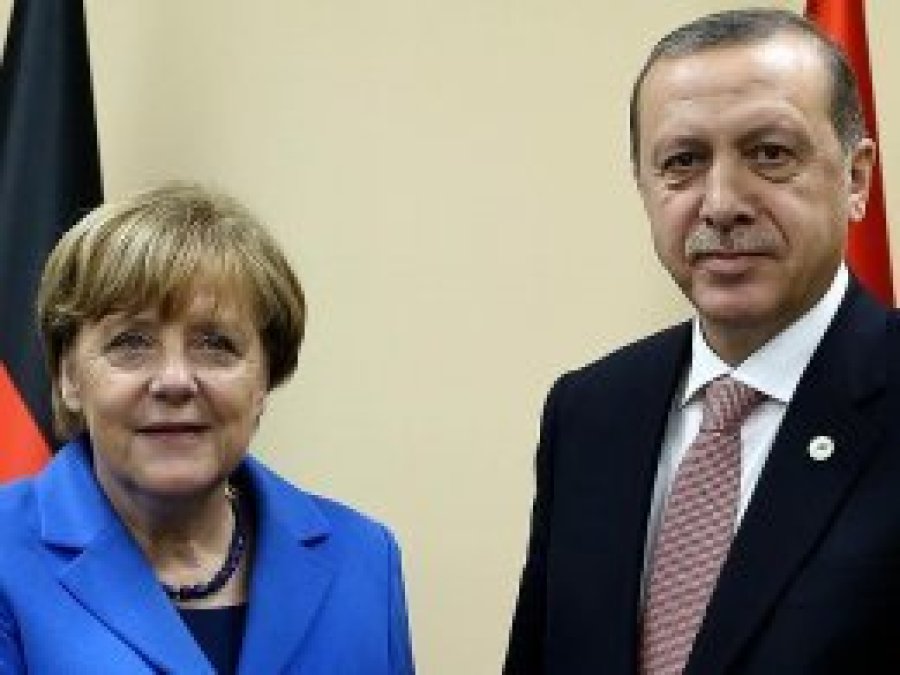 Cumhurbaşkanı Erdoğan, Merkel ile görüştü