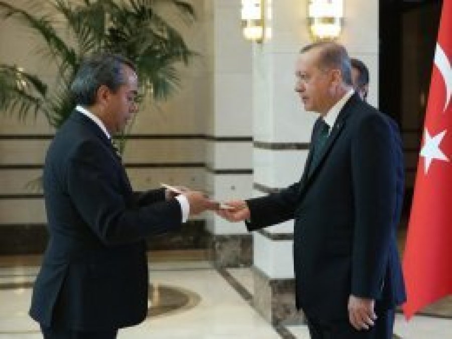 Meksika Büyükelçisinden güven mektubu