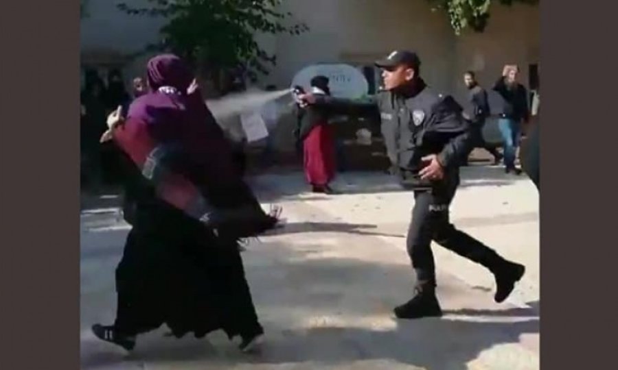 Polisin sert müdahalesi tepki çekti