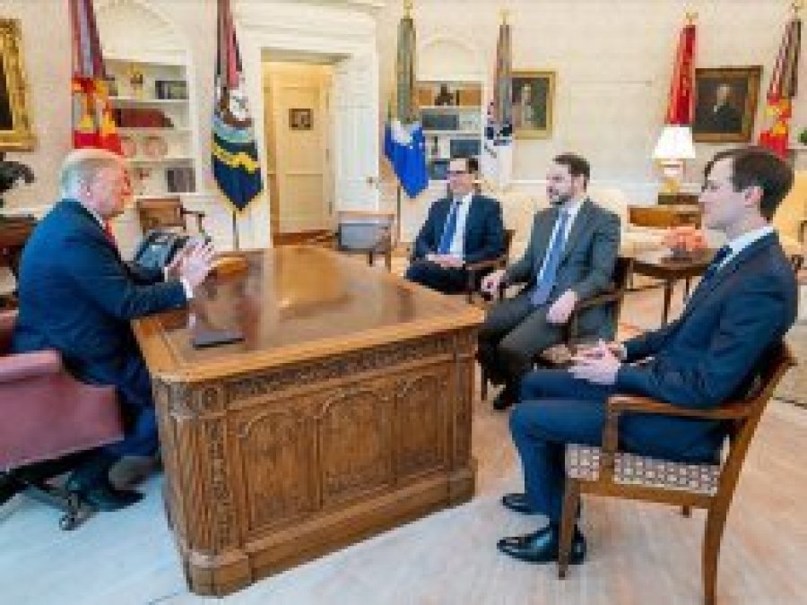 Bakanı Albayrak Beyaz Saray'da ABD Başkanı Trump ile görüştü