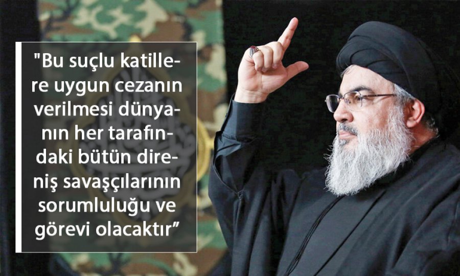 Hizbullah lideri Nasrallah ABD'ye meydan okudu: Süleymani'nin katillerine adil bir ceza verilecek