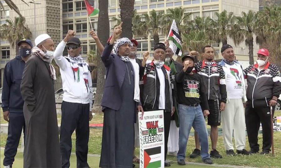 Güney Afrika'da Filistin'e destek yürüyüşü