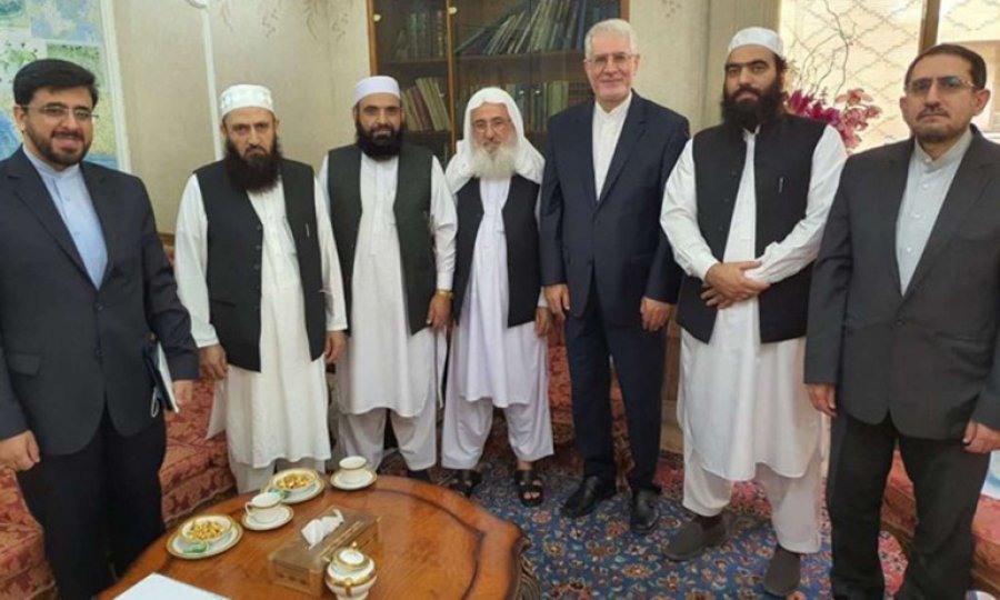 Taliban'dan İran Büyükelçiliğine taziye ziyareti