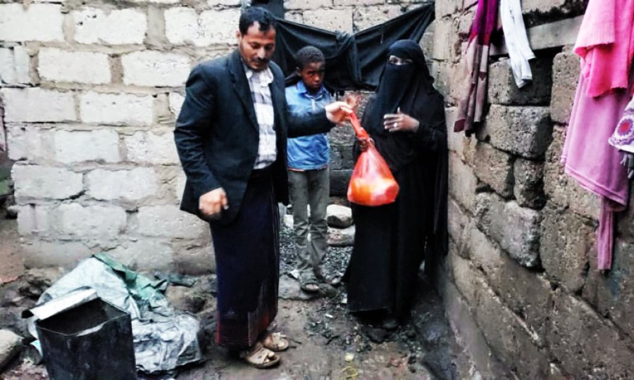 Avrupa Yetim-Der'den Yemenli mazlumlara iftar yemeği