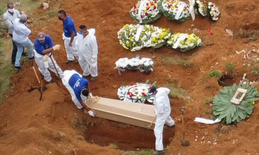 Brezilya'da Koronavirüs nedeniyle ölenlerin sayısı hızla artıyor