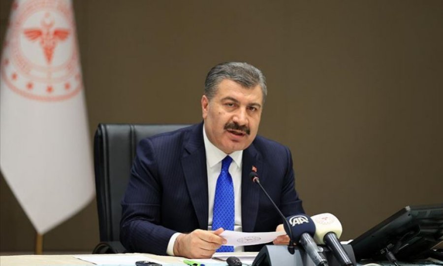 Sağlık Bakanı Koca, AB büyükelçilerine Türkiye'nin Kovid-19 mücadelesini anlattı