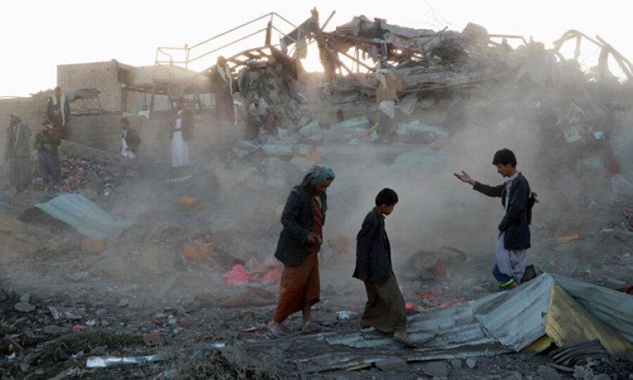 Suudi savaş uçaklarından Yemen'e saldırı