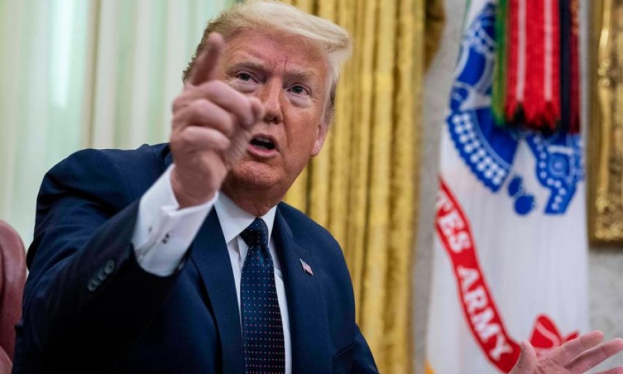 Trump göstericileri tehdit etti