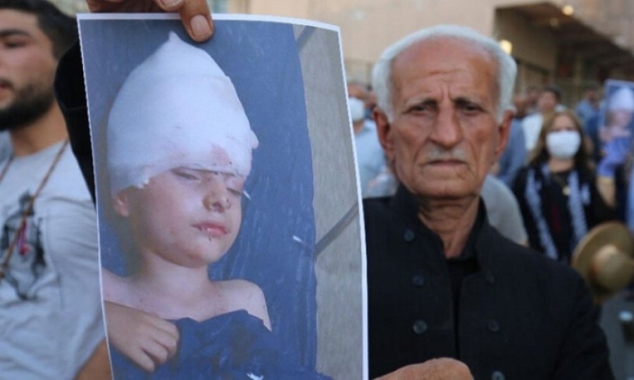 Süleymaniye halkı Türkiye'nin operasyon ve saldırısını protesto etti