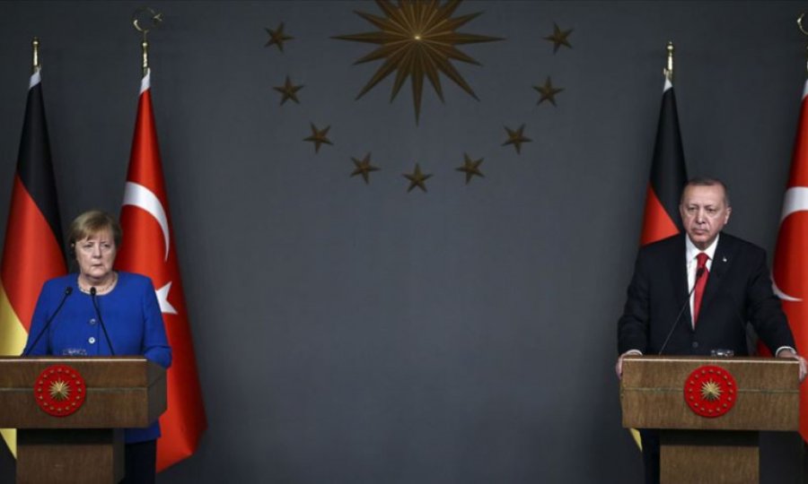 Cumhurbaşkanı Erdoğan, Almanya Başbakanı Merkel ile görüştü