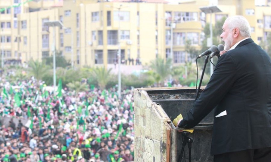 İsmail Heniyye Pakistan'da yüzbinlere hitap etti