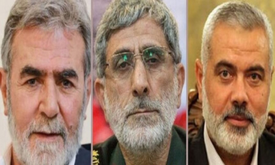Devrim Muhafızları Komutanı İslami Cihad ve Hamas liderleri ile görüştü