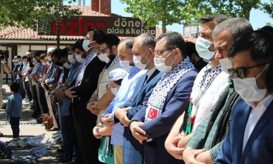Filistin'deki şehitler için gıyabi cenaze namazı... Mehmetçik Kudüs'e