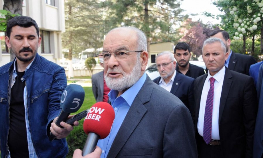 Karamollaoğlu'ndan Geçim İttifakı açıklamasına polis engeline tepki
