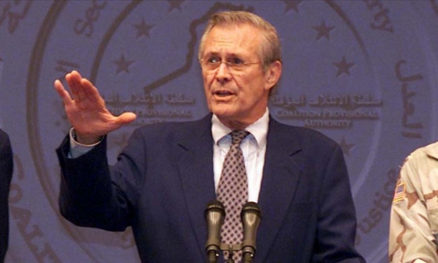 Afganistan ve Irak'ın işgalinde önemli rol oynayan ABD'li eski bakan Rumsfeld öldü